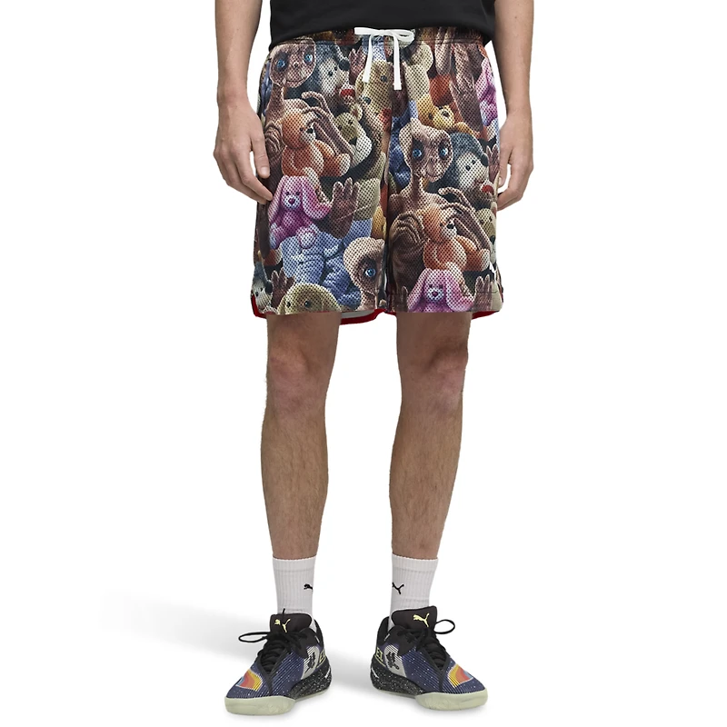 PUMA Hoops X E.T. AOP Shorts - Men's
