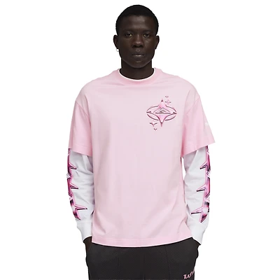 PUMA Lafrance Pink Heem Long Sleeve Tee - Men's