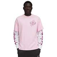 PUMA Lafrance Pink Heem Long Sleeve Tee - Men's