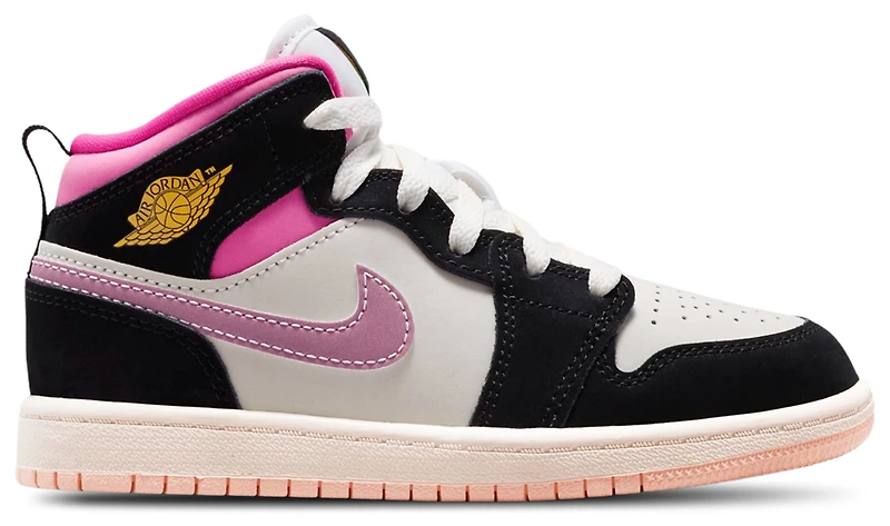 Jordan AJ 1 Mid SE - Girls' Preschool