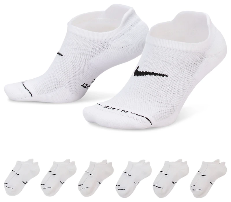 Nike Paquet de 6 paires chaussettes invisibles Everyday Elevated - Adulte