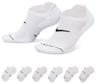 Nike Paquet de 6 paires chaussettes invisibles Everyday Elevated - Adulte