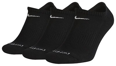 Nike 3 Pack Dri-FIT Plus No Show Socks - Men's