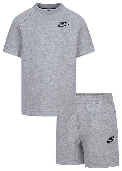 Nike Tech Fleece T-Shirt And Shorts Set - Boys' Preschool
