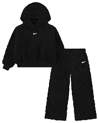 Nike Cozy Pullover Hood and Pants Set - Girls' Preschool
