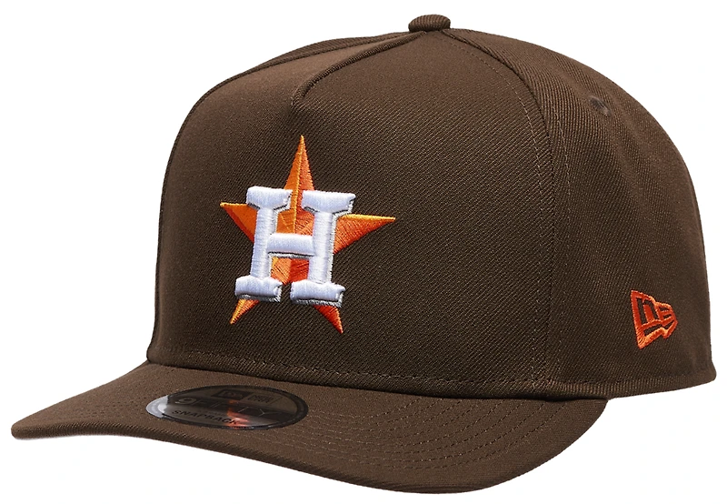 New Era Houston Astros 60th 9FIFTY A-Frame Curve Cap - Men's