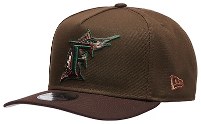 New Era Marlins 9FIFTY A-Frame Curve 03 World Series Cap - Men's