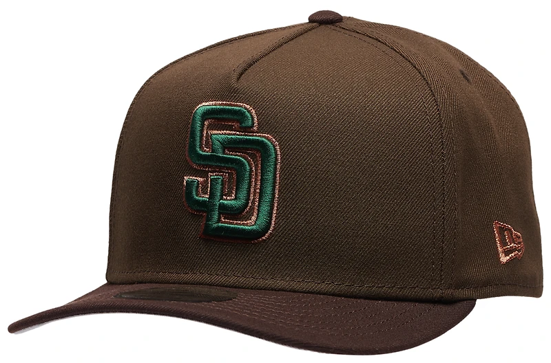 New Era Padres 9FIFTY A-Frame Curve Cap - Men's