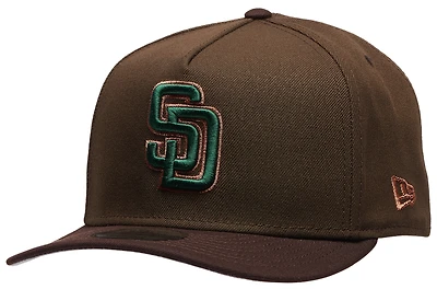 New Era Padres 9FIFTY A-Frame Curve Cap - Men's