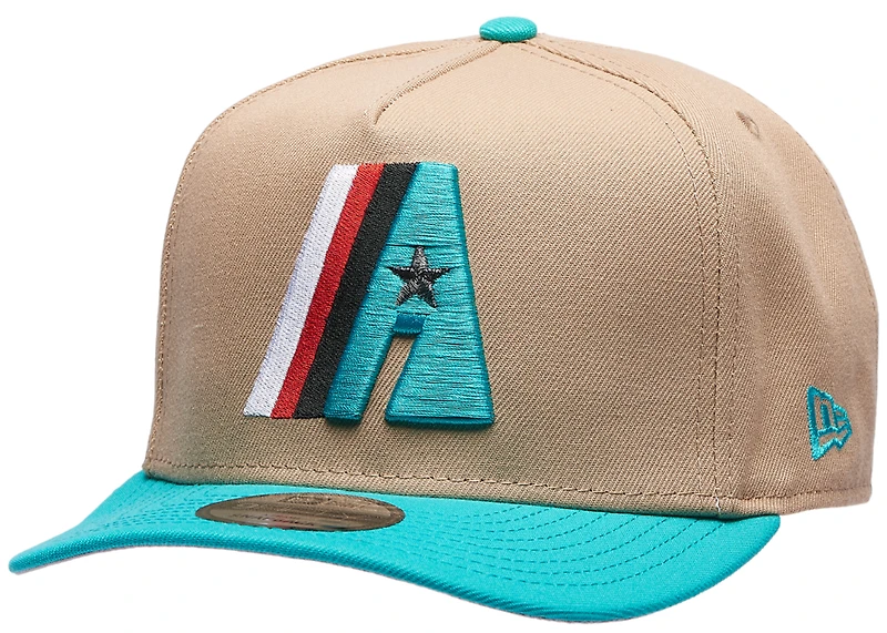 New Era Astros 9FIFTY A-Frame Curve Cap - Men's