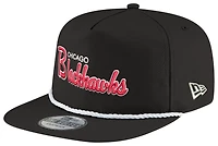 New Era Blackhawks Golfer Script Cap  - Adult