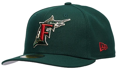 New Era Marlins 5950PC 03 World Series Champ Cap - Men's
