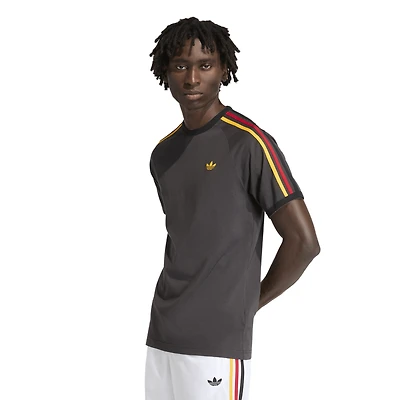 adidas T-shirt à rayures 3-Stripes Coupe du Monde 2026 Allemagne - Pour hommes