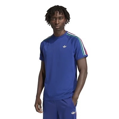 adidas T-shirt à rayures 3-Stripes Coupe du monde 2026 Italie - Pour hommes