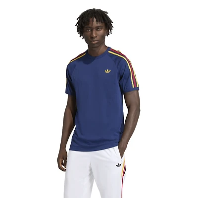 adidas T-shirt à rayures 3-Stripes Coupe du monde 2026 Espagne - Pour hommes