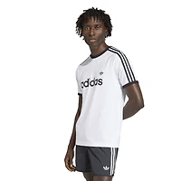adidas T-shirt à bords contrastants moulant 3-Stripes - Pour hommes