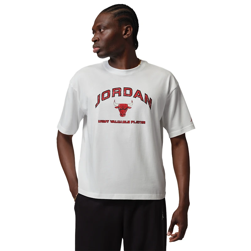 Jordan Haut à col ras du cou et manches courtes imprimé coupe carrée Flight Essential - Pour homme