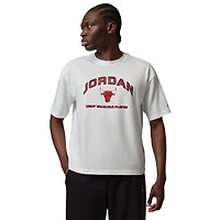 Jordan Haut à col ras du cou et manches courtes imprimé coupe carrée Flight Essential - Pour homme