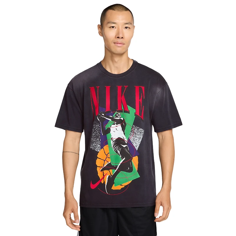 Nike T-Shirt Long Sleeve OC (RETRO BBALL) - Men's