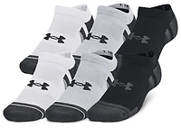 Under Armour Perf Tech 6 Pack No Show Socks - Men's