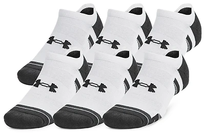 Under Armour Perf Tech 6 Pack No Show Socks - Men's