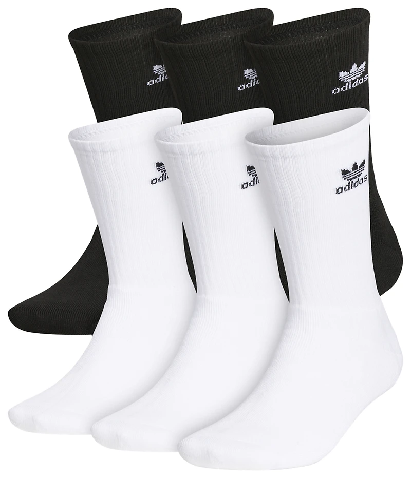 adidas Originals Trefoil 6 Pack Crew Socks - Men's