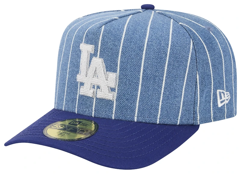 New Era Dodgers 59FIFTY Stripe Cap - Men's