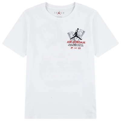 Jordan AJ5 Fire Red Tour Short Sleeve T-Shirt - Boys' Grade School