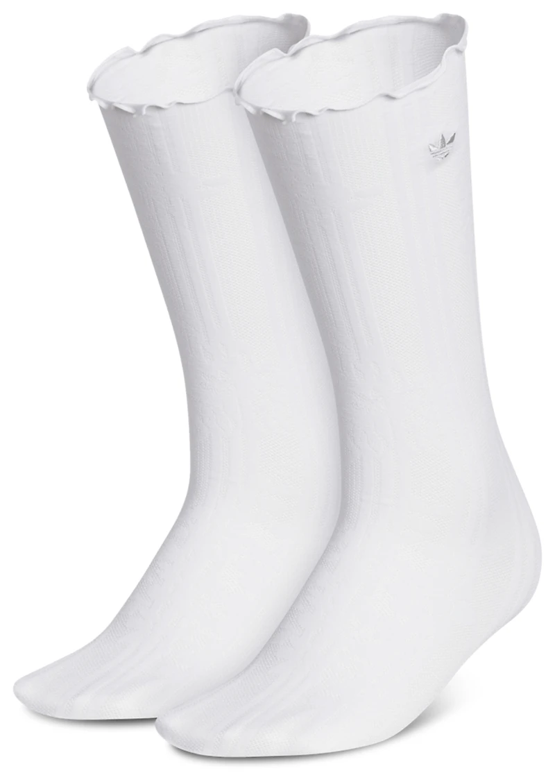 adidas Lace Floral 2-pack Crew - Women's