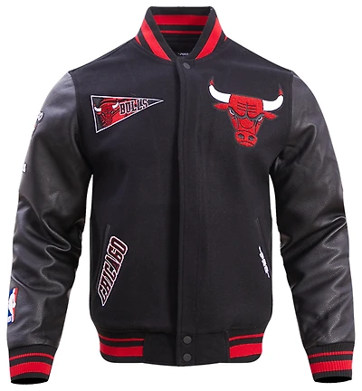 Pro Standard Chicago Bulls Retro Classic Wool Varsity Jacket - Men's