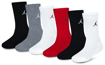 Jordan Everyday Essentials 6 Pack Crew Socks - Boys' Grade School