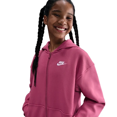 Nike NSW Club Fleece Oversized Full-Zip LBR - Boys' Grade School