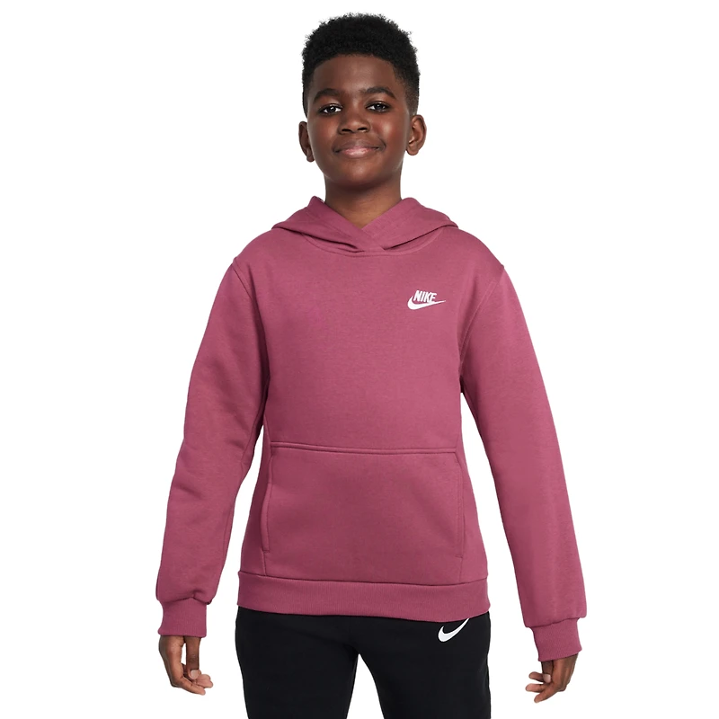 Nike NSW Club LBR Fleece Hoodie - Boys' Grade School