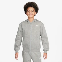 Nike NSW Club Fleece Full-Zip LBR Hoodie - Boys' Grade School