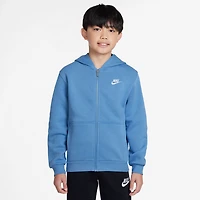 Nike NSW Club Fleece Full-Zip LBR Hoodie - Boys' Grade School