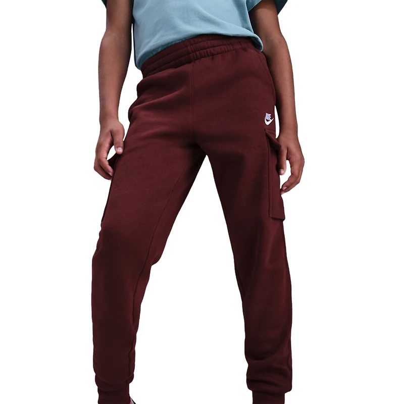 Nike NSW Club Fleece LBR Cargo Pants - Boys' Grade School