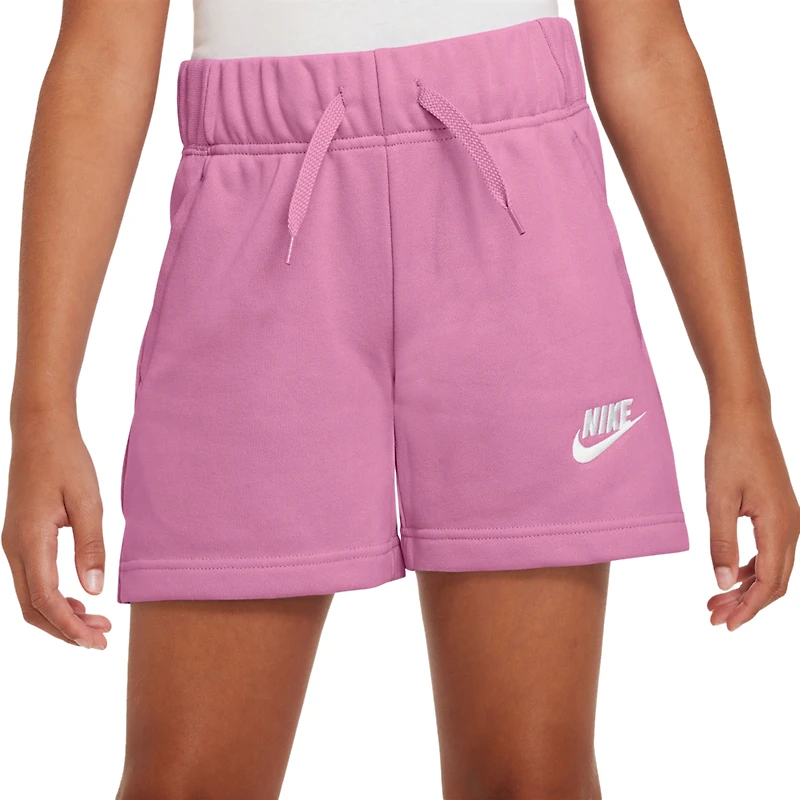Nike NSW Club FT 5" Shorts - Girls' Grade School