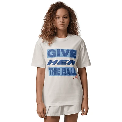 Jordan Flight Short Sleeve Graphic T-Shirt - Women's