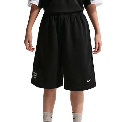 Nike NSW Dri-FIT Fleece Shorts - Girls' Grade School