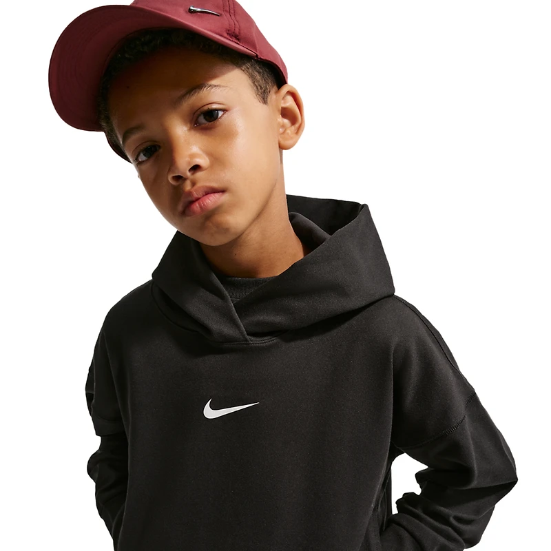 Nike Pro DriFit Fleece Pullover Hoodie - Boys' Grade School