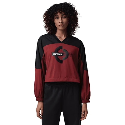 Jordan Brooklyn Woven Long Sleeve Graphic T-Shirt - Women's
