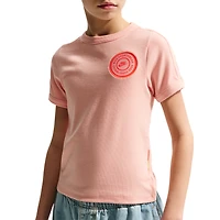 Nike NSW Short Sleeve Rip Top - Girls' Grade School