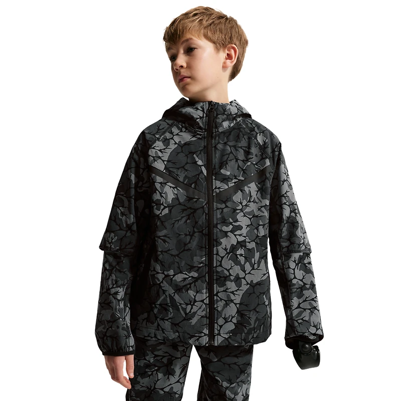 Nike NSW Tech Woven AOP Full Zip - Boys' Grade School