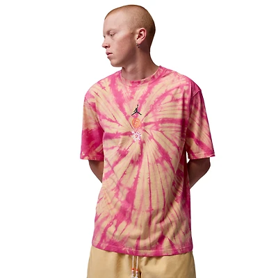 Jordan Brooklyn Tie Dye Festival Short Sleeve Crew - Men's