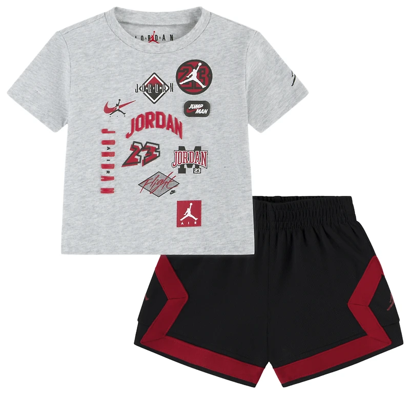 Jordan Dynasty Patch T-Shirt Shorts Set - Boys' Infant
