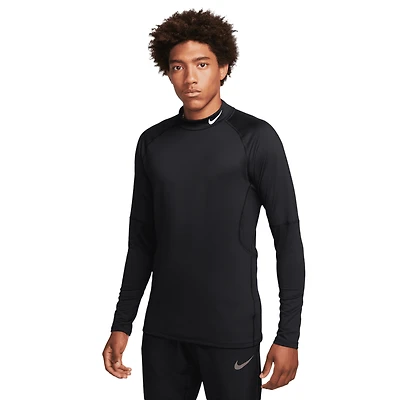 Nike Pro Top Warm LS Mock - Men's