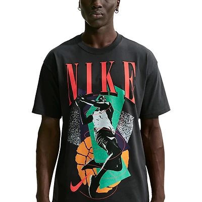 Nike T-Shirt Long Sleeve OC (RETRO BBALL) - Men's
