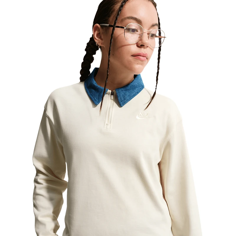 Nike NSW Pullover Long Sleeve Top - Girls' Grade School