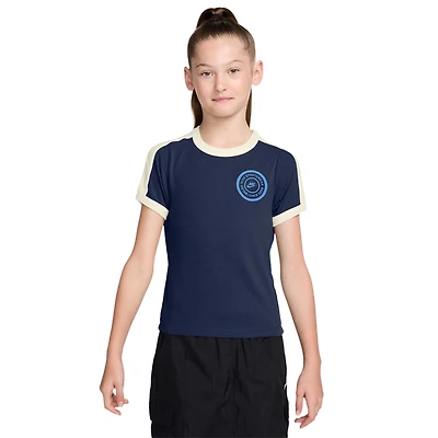 Nike NSW Short Sleeve Rip Top - Girls' Grade School