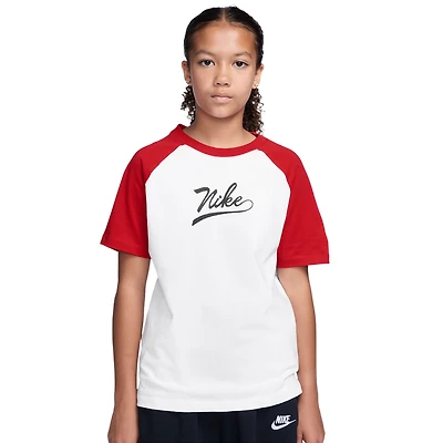 Nike NSW Tee Raglan Script - Boys' Grade School